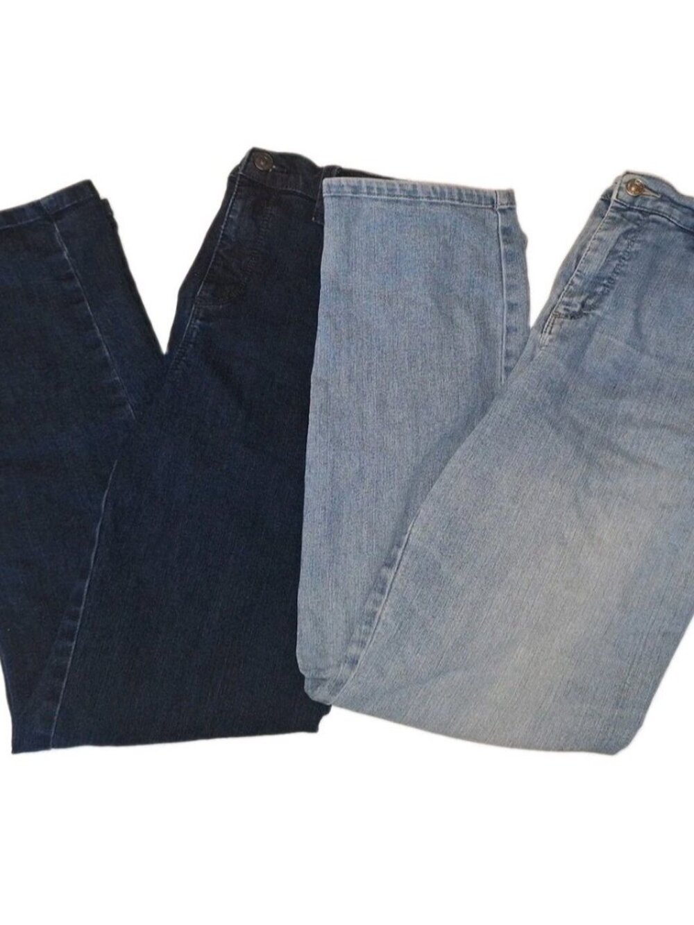 Gloria Vanderbilt  Women's Size 8 Short Lot Of 2 Blue Jeans 28x27